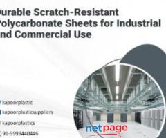 Durable Scratch-Resistant Polycarbonate Sheets for Industrial and Commercial Use