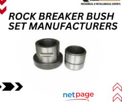 Rock Breaker Bush Set Manufacturers in India