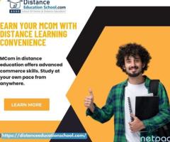 Distance Education For MCom: The Future of Distance Learning
