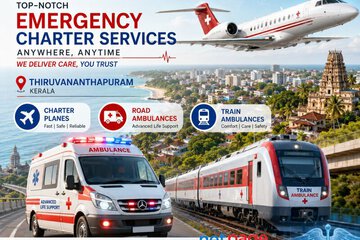 Panchmukhi Emergency Air Ambulance in Thiruvananthapuram - Assured Efficiency Maintained During