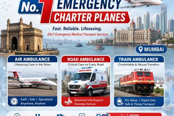 Panchmukhi Air Ambulance in Mumbai- ICU Transport Arranged with Medical Support