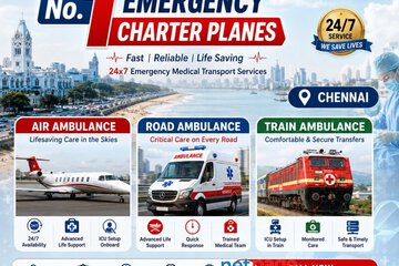 Panchmukhi Air and Train Ambulance in Chennai- Lifeline in Moments of Emergency