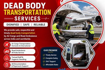 Panchmukhi Corpse Transportation in Ahmedabad- 24X7 Dead Body Transport Support
