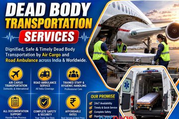 Panchmukhi Body Freezer Box Transportation in Vellore- a fully equipped mortuary ambulance