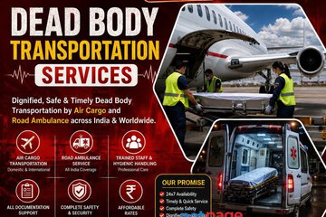 Panchmukhi Dead Body Transfer in Patna by Air Cargo- Dignified Transport across Cities