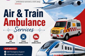 Panchmukhi Hi Tech Train Ambulance in Ranchi- Comfortable Health Journey as per your convenience