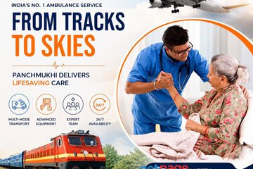 Panchmukhi Affordable Train Ambulance in Guwahati- Trusted care from departure
