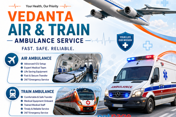 In Case of Medical Emergency: Use Vedanta Air Ambulance in Mumbai