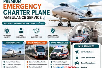 Book Vedanta Air Ambulance Service in Ranchi at Low fee
