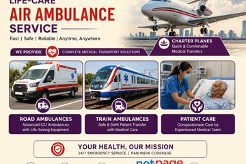 Use Panchmukhi's Advanced Technology Air Ambulance in Delhi