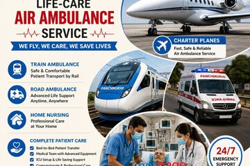 Book a Panchmukhi Air Ambulance in Guwahati for a Hassle-Free Patient Transfer