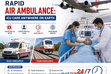 Panchmukhi ICU Air Ambulance Services in Ernakulam- Assurance of On Time Retrievals