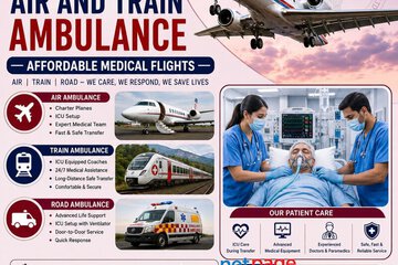 Travel Hassle-Free with Panchmukhi Air and Train Ambulance Services in Patna