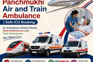 Panchmukhi ICU Air Ambulance in Chennai- Hospital Level Support in Your Service