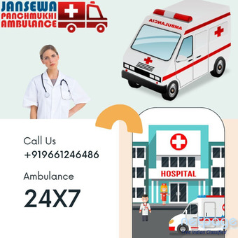 Jansewa Panchmukhi Road Ambulance from Ranchi with Unmatched Medical Features