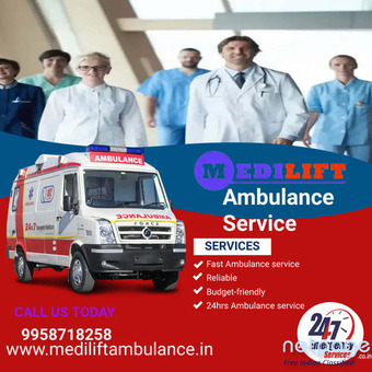 Medilift Road Ambulance Service in Delhi with Superb Medical Treatment