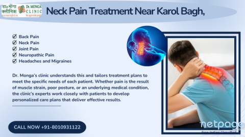 Neck Pain Treatment Near Karol Bagh | 8010931122