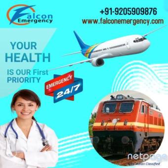 Falcon Train Ambulance in Ranchi is a Dedicated Medical Transportation company