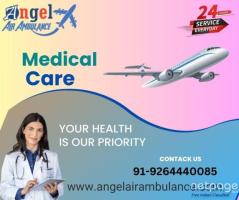 Angel Air Ambulance Services in Kolkata is known for Its Efficiency in Air Medical Transportation