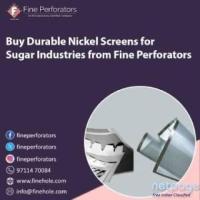 Buy Durable Nickel Screens for Sugar Industries from Fine Perforators