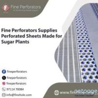 Fine Perforators Supplies Perforated Sheets Made for Sugar Plants
