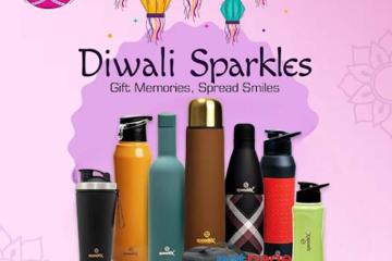 best diwali gifts: Stainless steel water bottles