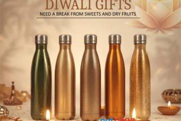 best diwali gifts: Stainless steel water bottles