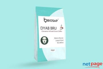 Dyab Bru — Decaf Green Coffee + Cinnamon (Caffeine‑Free)