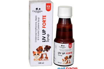 Canincare Liv Up Forte Liver Support Syrup for Dogs & Cats – 100ml