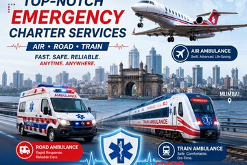 Panchmukhi Air and Train Ambulance in Mumbai Provide Emergency Patient Transportation