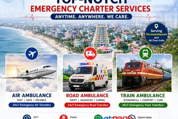The Catastrophic Impact of Emergency is Evaded at Panchmukhi Air Ambulance in Thiruvananthapuram